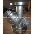 ANSI / ASME de extremo con brida Y-Strainer, RF de acero inoxidable